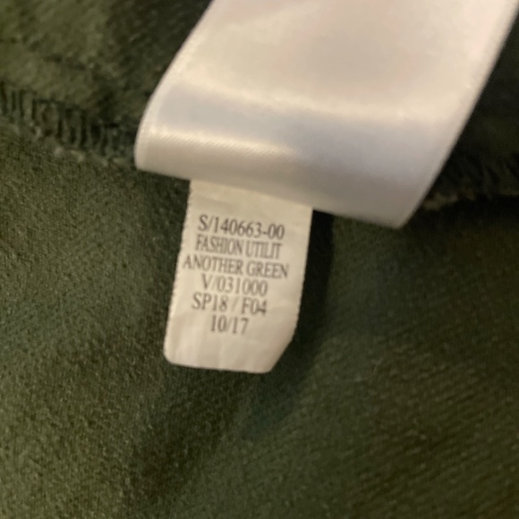 Old Navy Military Style Canvas Jacket With Hood Olive Green Size Petite M - Picture 7 of 7